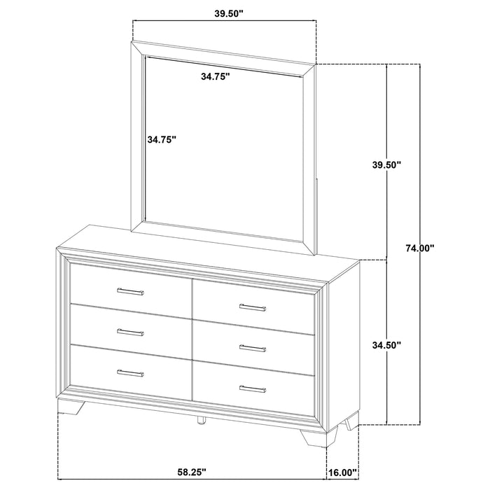 Wright Dresser with Mirror