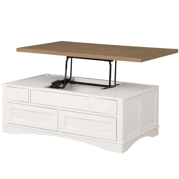 Parker House Americana Modern - Cotton Lift Top Cocktail Table with 2 End Tables
