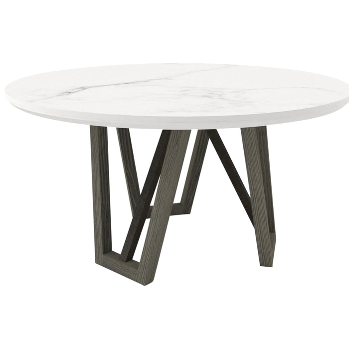 Parker House Pure Modern Dining 54 Inch Round Table with Wood Base