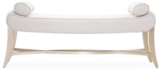 AICO Malibu Crest Bed Bench in Chardonnay - Visions in Furniture (La Mirada, CA)