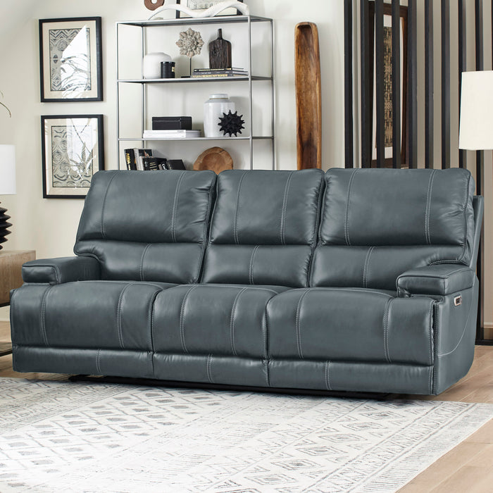Parker Living Whitman - Verona Azure - Powered By Freemotion Cordless Power Reclining Sofa