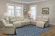 Parker Living Spartacus - Oyster Power Reclining Sofa Loveseat and Recliner