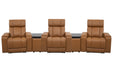 Parker Living Phoenix Zero Gravity Power 3 Seat Home Theater Seating with 2 Wedges and Immersive Audio