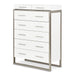 AICO Marquee Chest in Cloud White - Visions in Furniture (La Mirada, CA)