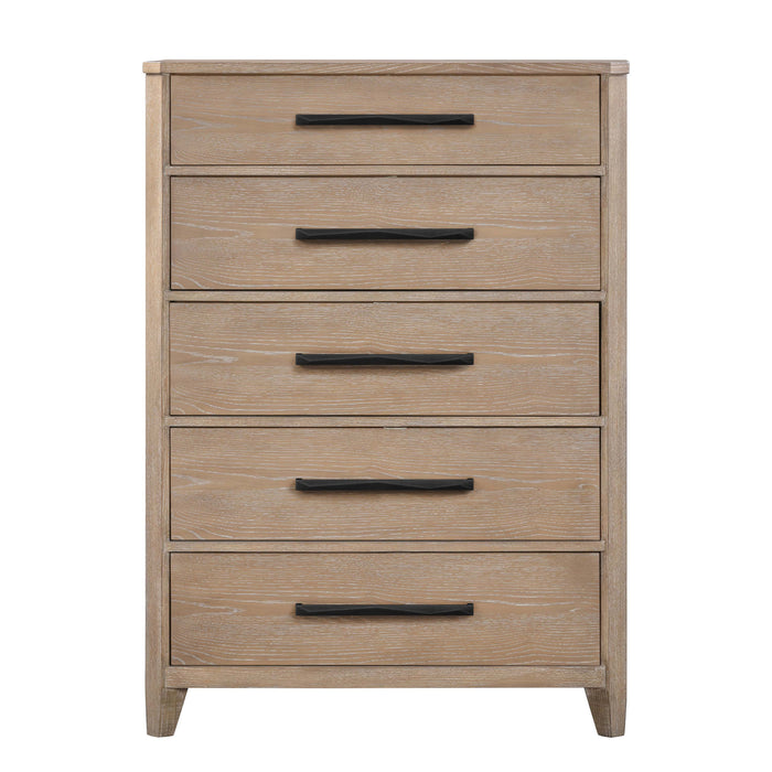 Parker House Breckenridge - Bedroom King Bed 2 Nightstands Dresser with Mirror and Chest