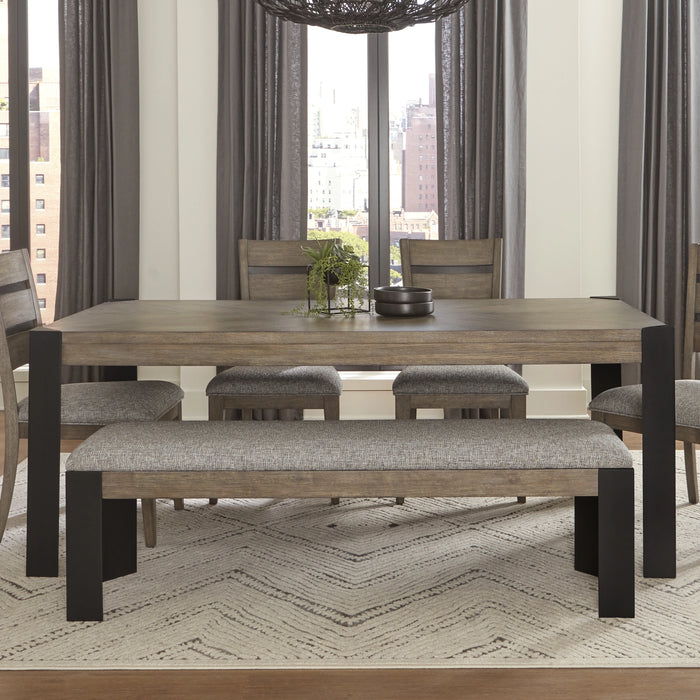 Parker House Cedar Fork - Dining 78 inch Rectangular Dining Table with 6 ladderback chairs