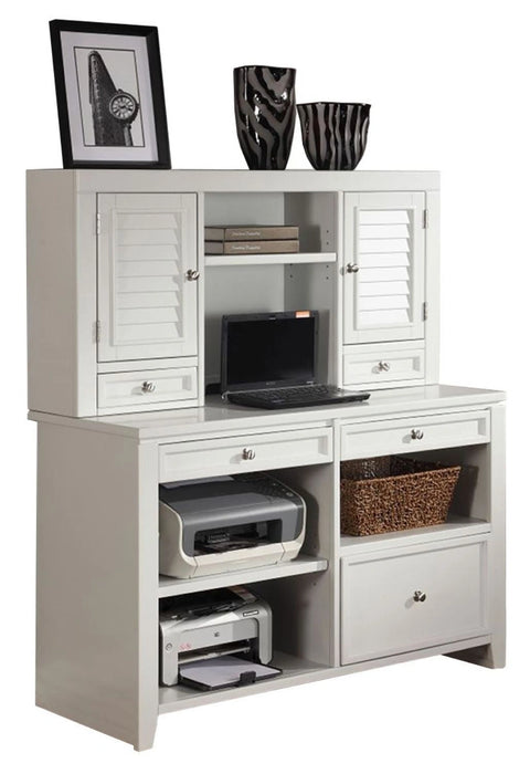 Parker House Boca U Shape Desk with Credenza File and Hutch