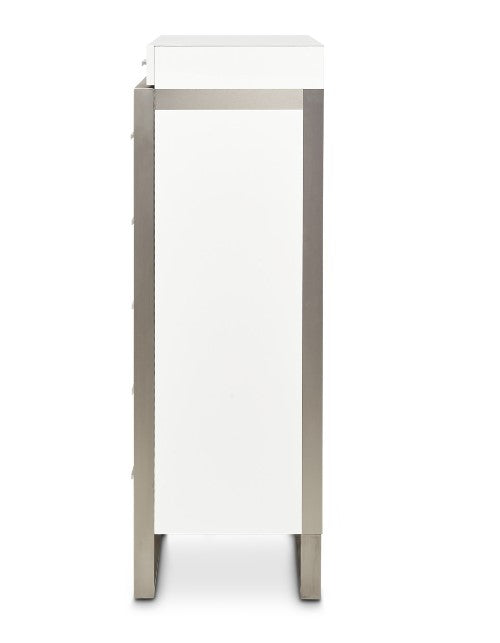 AICO Marquee Chest in Cloud White - Visions in Furniture (La Mirada, CA)