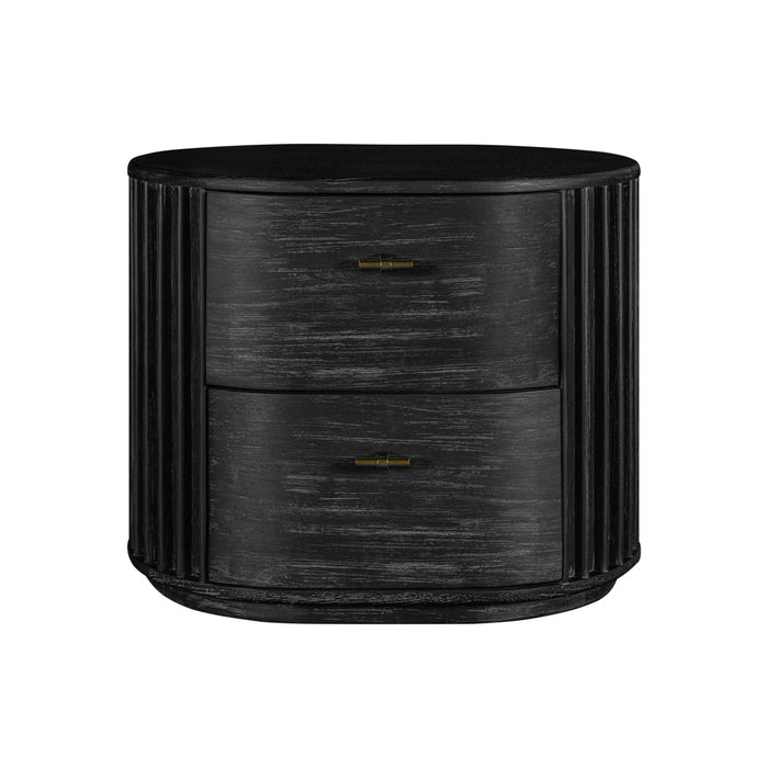 Fields - Modern Black Acacia Bedroom Set