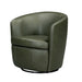 Parker Living Barolo 100% Italian Leather Swivel Club Chair