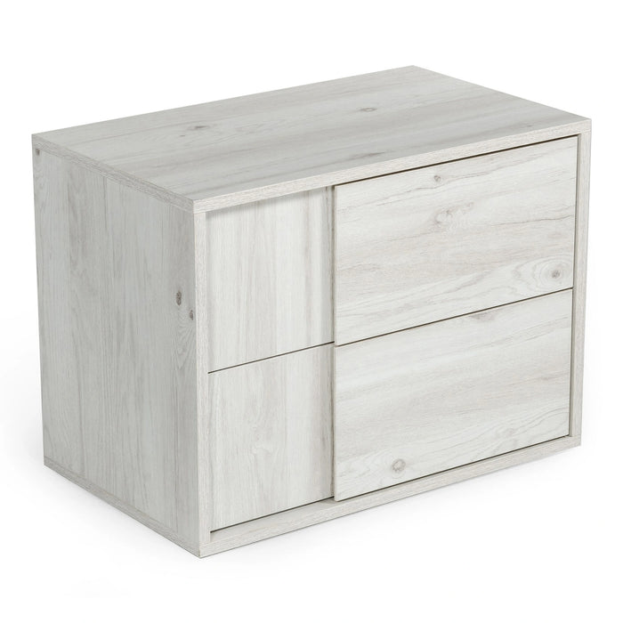 Asus - Modern Italian White 4-Piece Bedroom Set