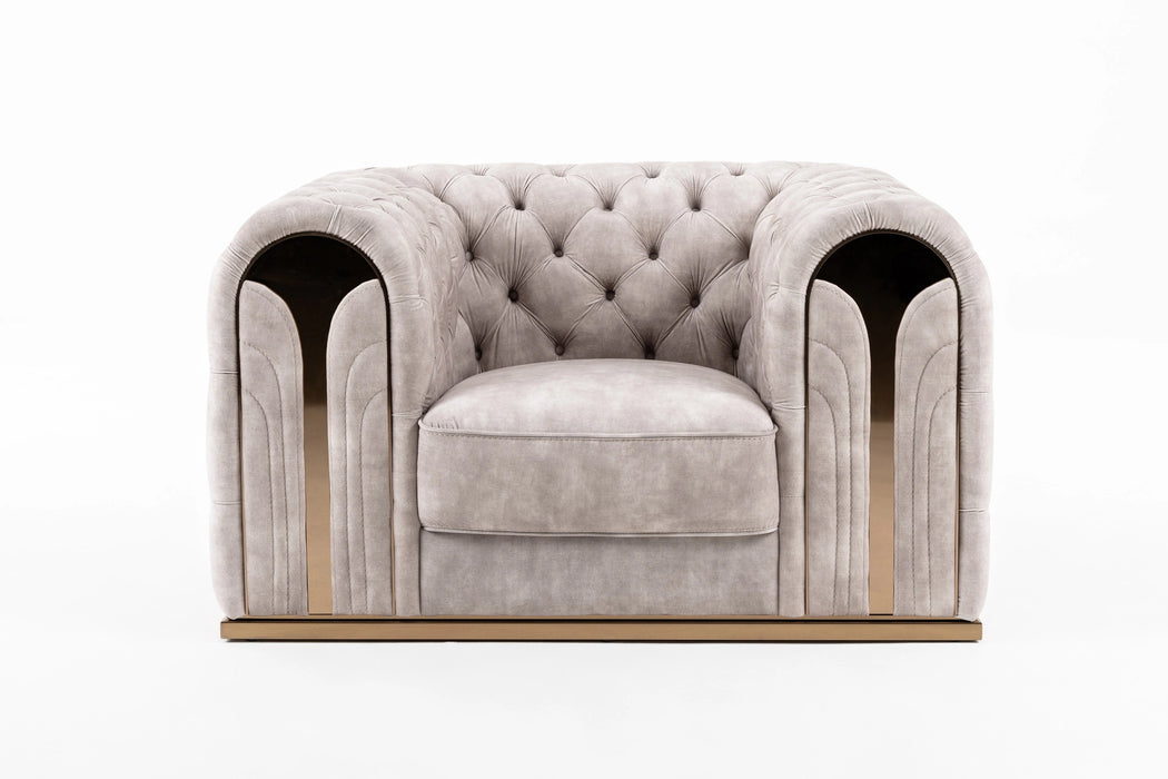 Divani Casa Dosie Transitional Accent Chair