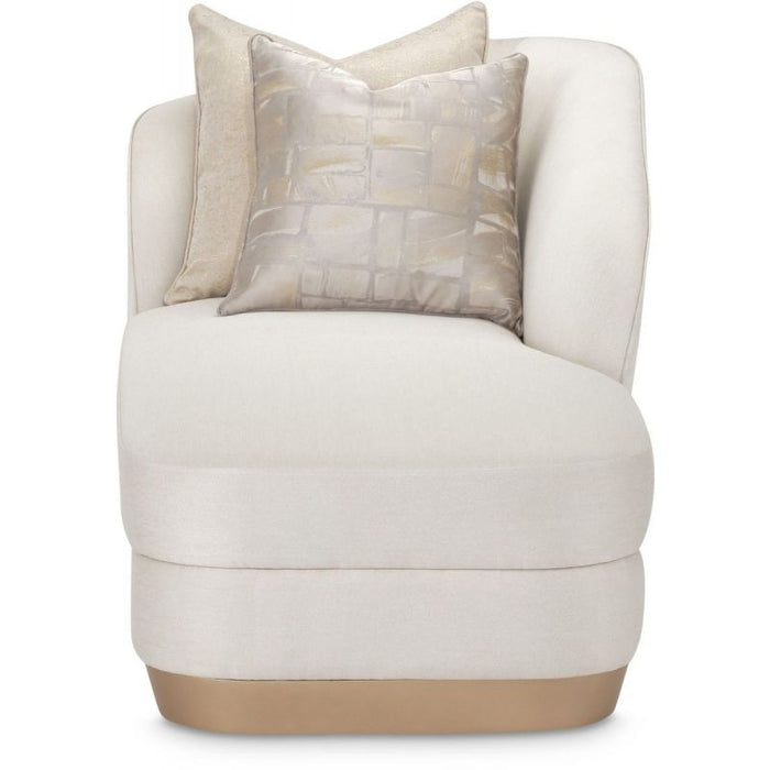 AICO La Rachelle Chaise ICICLE in Medium Champagne - Visions in Furniture (La Mirada, CA)