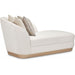 AICO La Rachelle Chaise ICICLE in Medium Champagne - Visions in Furniture (La Mirada, CA)
