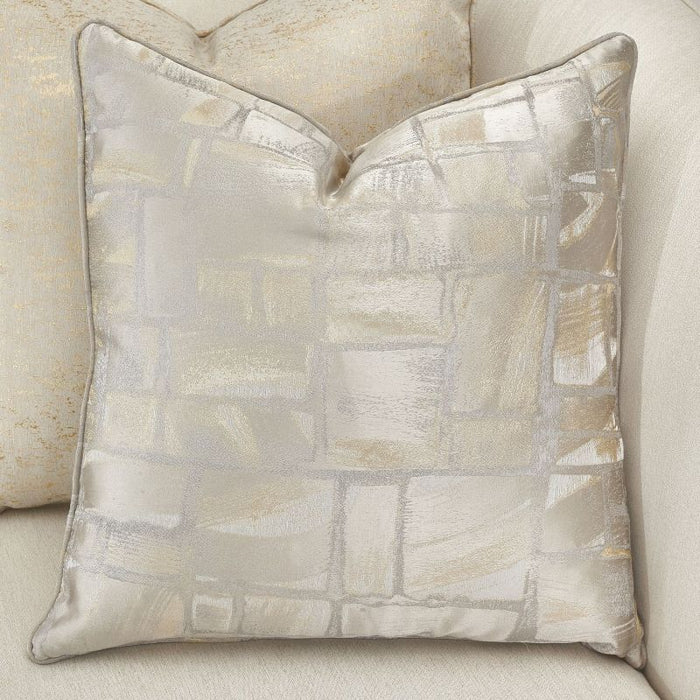 AICO La Rachelle Chaise ICICLE in Medium Champagne - Visions in Furniture (La Mirada, CA)