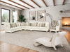 AICO Chamberi Chaise in Ivory Classic Pearl - Visions in Furniture (La Mirada, CA)