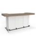 Parker House Americana Modern Dining 78 In. Bar with Quartz Insert