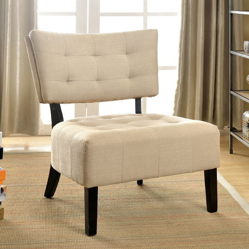 Seia Accent Chair Beige - Visions in Furniture (La Mirada, CA)