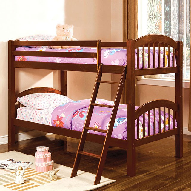Coney Island Bunk Bed Chrome - Visions in Furniture (La Mirada, CA)