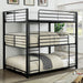 Olga I Antique Black Full/Full Bunk Bed - Visions in Furniture (La Mirada, CA)
