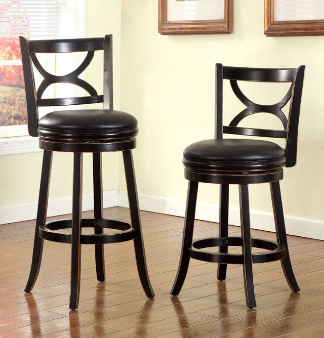 Warden 24"H Bar Stool - Visions in Furniture (La Mirada, CA)