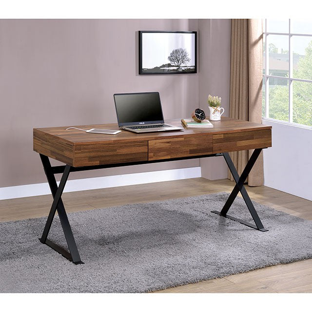 Tensed Sand Black Desk - Visions in Furniture (La Mirada, CA)