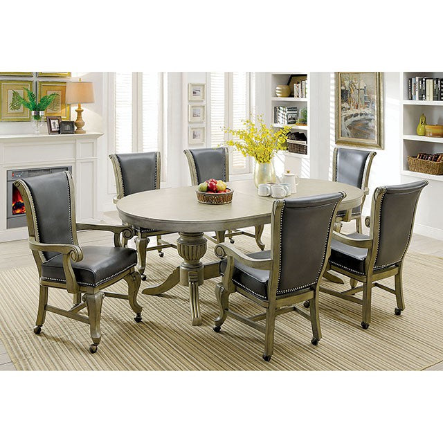 Melina 7 Pc Dining Table Set - Visions in Furniture (La Mirada, CA)