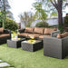 Olina Patio Sofa Set - Visions in Furniture (La Mirada, CA)