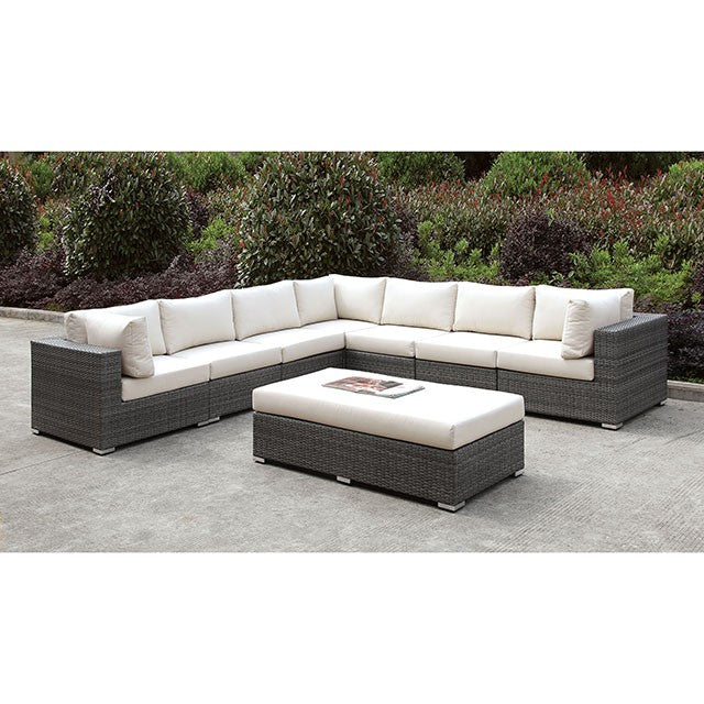 Somani LARGE L-Sectional + BENCH - Visions in Furniture (La Mirada, CA)