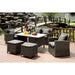 Nashira 6 Pc. Patio Dining Set - Visions in Furniture (La Mirada, CA)