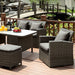 Nashira 6 Pc. Patio Dining Set - Visions in Furniture (La Mirada, CA)
