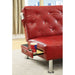 Farel Futon Sofa Red & White - Visions in Furniture (La Mirada, CA)
