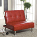 Bulle Chair Grey & Red - Visions in Furniture (La Mirada, CA)