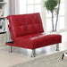 Bulle Chair Grey & Red - Visions in Furniture (La Mirada, CA)