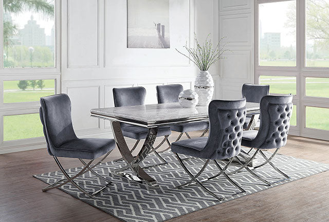 Wadenswil 7 Pc Dining Table Set - Visions in Furniture (La Mirada, CA)