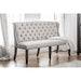 Sania 7 Pc Dining Table Set Beige - Visions in Furniture (La Mirada, CA)