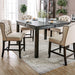 Sania 7 Pc Counter Ht Table Set - Visions in Furniture (La Mirada, CA)