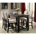 Sania 5 Piece Counter Ht Table Set - Visions in Furniture (La Mirada, CA)