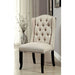 Sania 7 Pc Dining Table Set Beige - Visions in Furniture (La Mirada, CA)