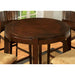 Ottawa Round Dining Table Brown - Visions in Furniture (La Mirada, CA)