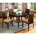 Ottawa Round Dining Table Brown - Visions in Furniture (La Mirada, CA)