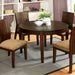 Ottawa Round Dining Table Brown - Visions in Furniture (La Mirada, CA)