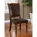 Alpena Brown Cherry/Espresso Arm Chair & Side Chair (2/CTN) - Visions in Furniture (La Mirada, CA)