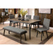Vilhelm I Gray Dining Table - Visions in Furniture (La Mirada, CA)
