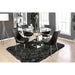 Izzy 5 Pc Dining Table Set (White Chairs) - Visions in Furniture (La Mirada, CA)