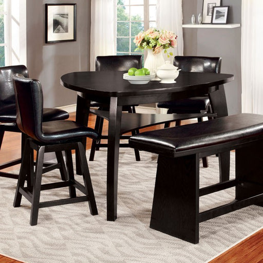 Hurley 7 Pc Counter Ht Table Set - Visions in Furniture (La Mirada, CA)