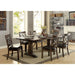 PAULINA Rustic Walnut Dining Table - Visions in Furniture (La Mirada, CA)