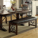 PAULINA Rustic Walnut Dining Table - Visions in Furniture (La Mirada, CA)