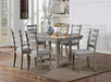 Laquila Dining Table Set Bench - Visions in Furniture (La Mirada, CA)