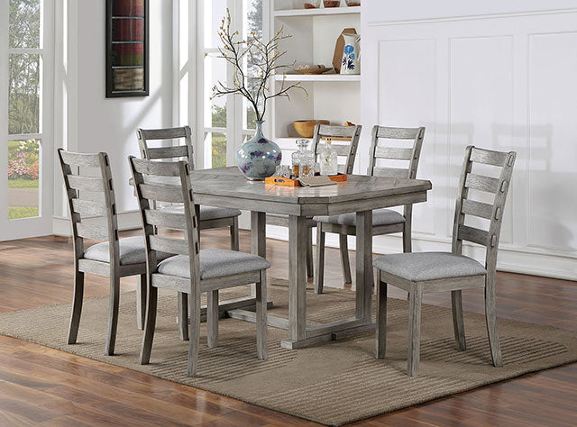 Laquila Dining Table Set Bench - Visions in Furniture (La Mirada, CA)
